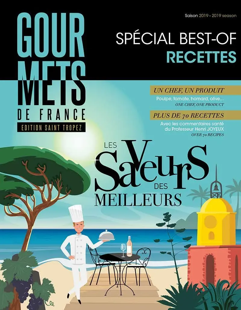 Couverture du magazine Gourmets de France, édition spéciale Saint-Tropez